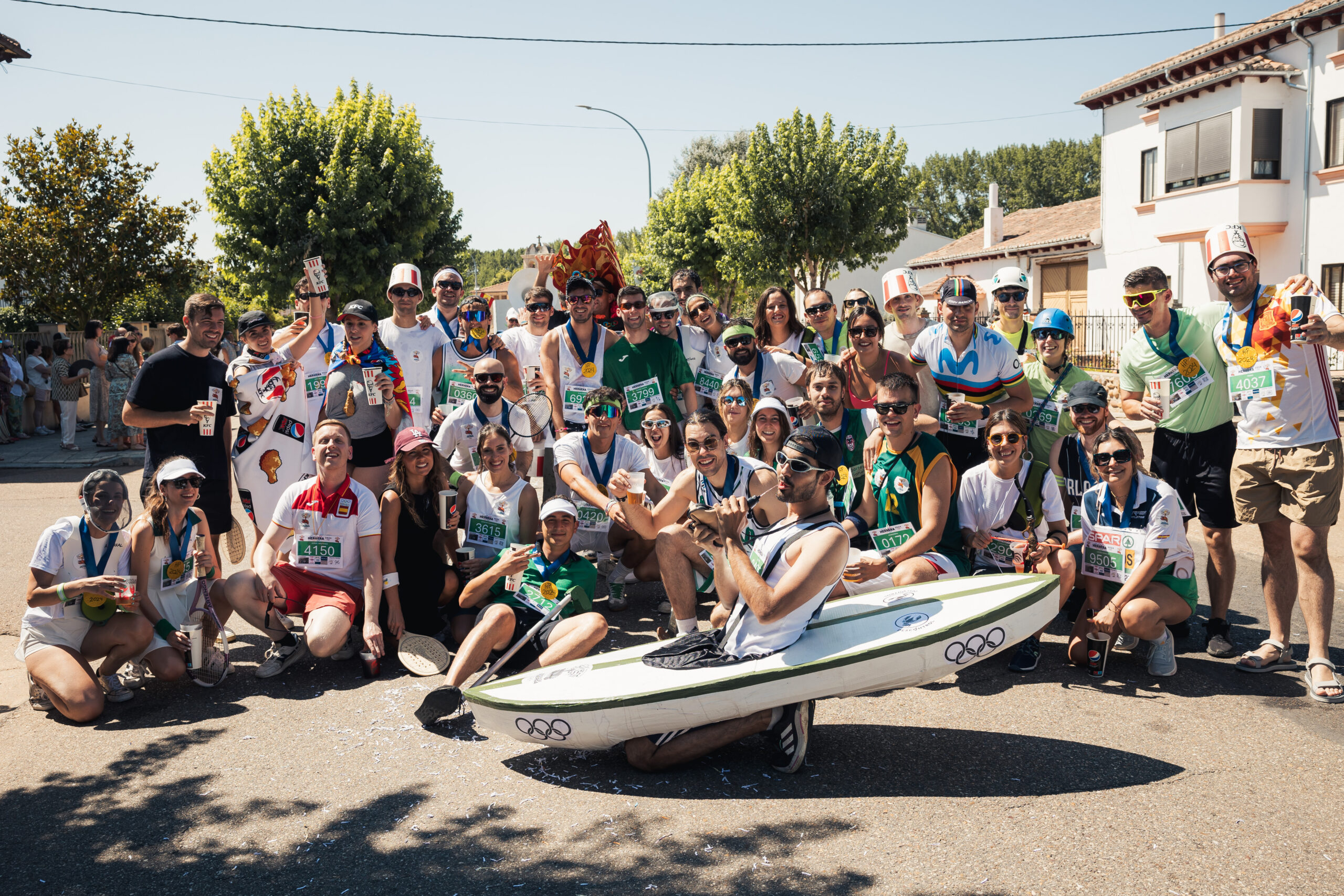 Desfile cangrejo peñas carrozas