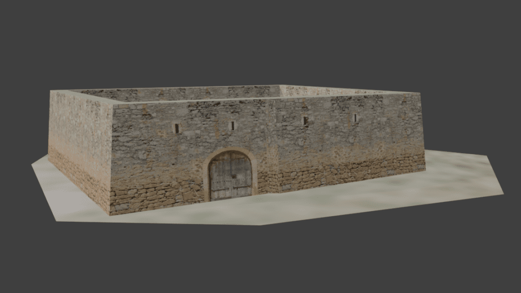 Castillo de Herrera de Pisuerga en 3D