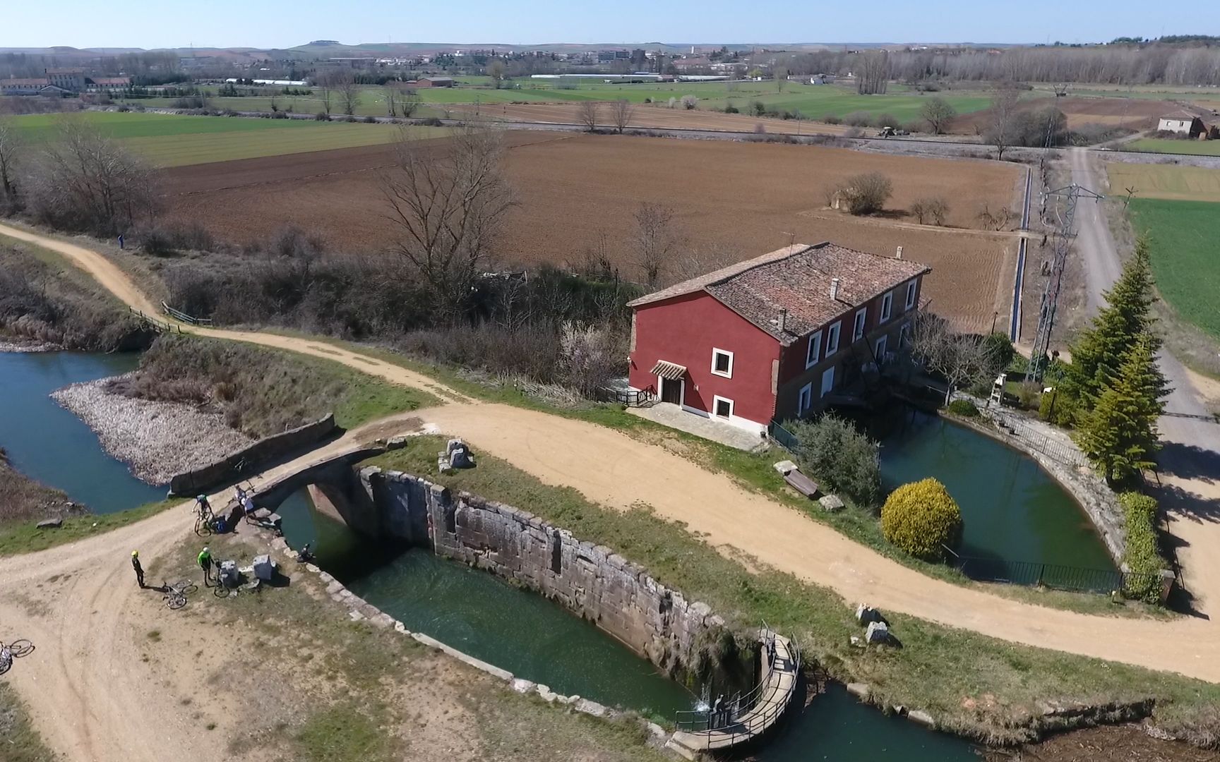 Canal de castilla Esclusa Herrera de Pisuerga
